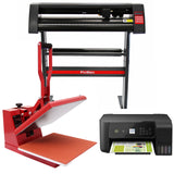 38cm Transferpresse, 72cm Schneideplotter und Epson Drucker