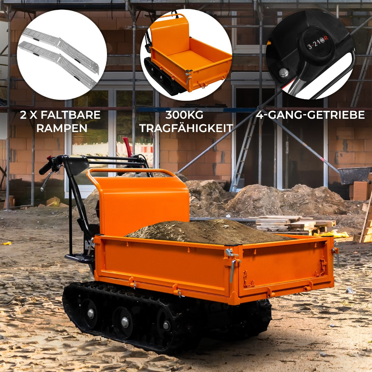 Mini Dumper Raupentransporter