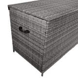 Rattan Kissenbox - Grau