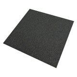 40 Teppichfliesen 50 x 50cm Fieberrot & Kohle-Schwarz 10m²