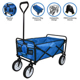 Faltbarer Gartenwagen – Blau