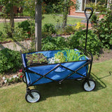 Faltbarer Gartenwagen – Blau