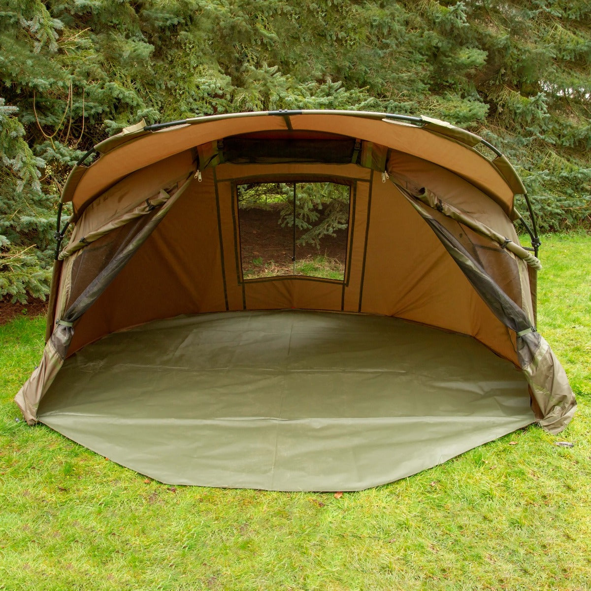 2 Mann Bivvy Angelzelt / 300cm mit Überwurf