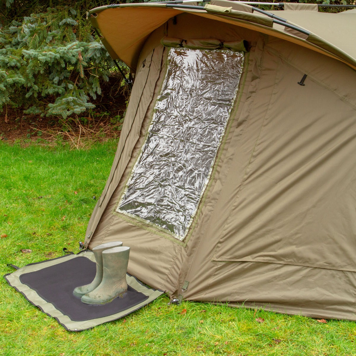 2 Mann Bivvy Angelzelt / 300cm mit Überwurf