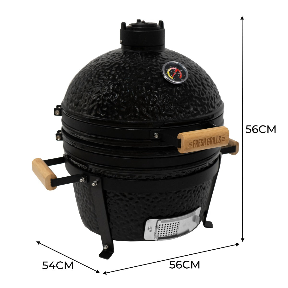 Fresh Grills Kamado-Ofen Holzkohlegrill 40,6cm