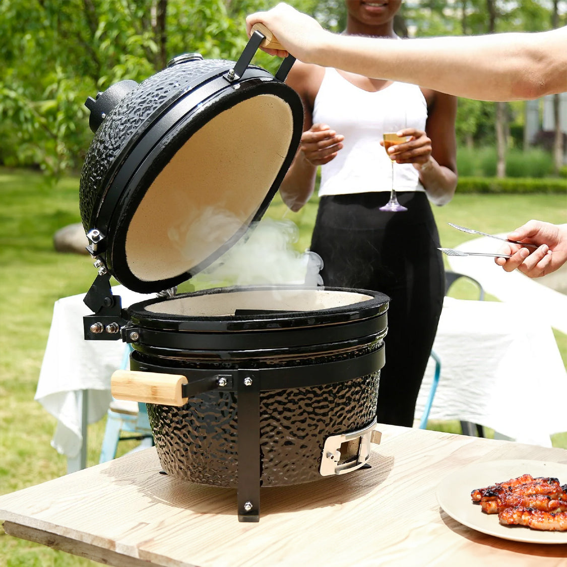 Fresh Grills Kamado-Ofen Holzkohlegrill 40,6cm