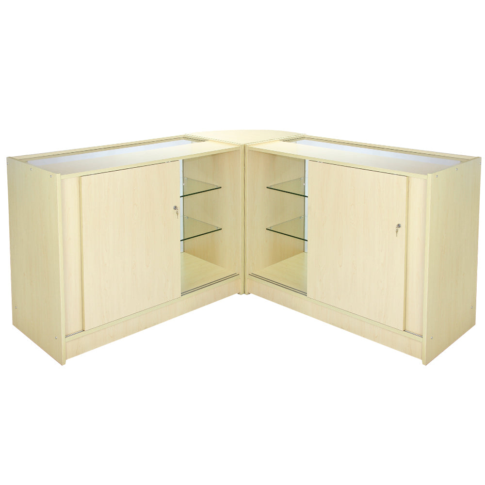 Horizon Maple Shop Counter & Retail Display Set