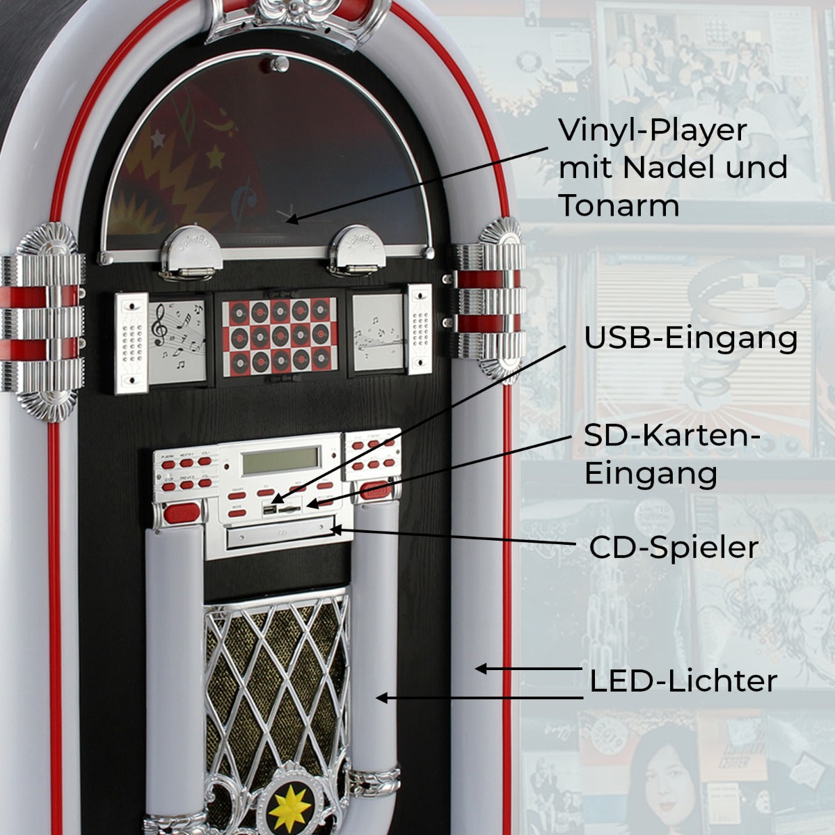 Jukebox Vinyl Retro